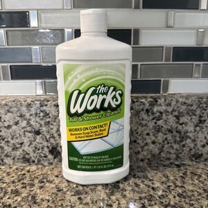 1x The‎ Works Tub & Shower Cleaner 16 fl oz Hard Water Rust